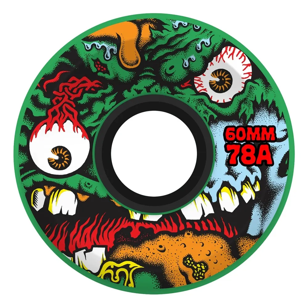 Slime Balls Roskopp Face Two Reissue OG Slime Green 78A 60mm Skateboard Wheels