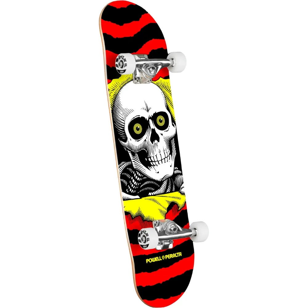 Powell Peralta Ripper Red Yellow 7.75 Complete Skateboard