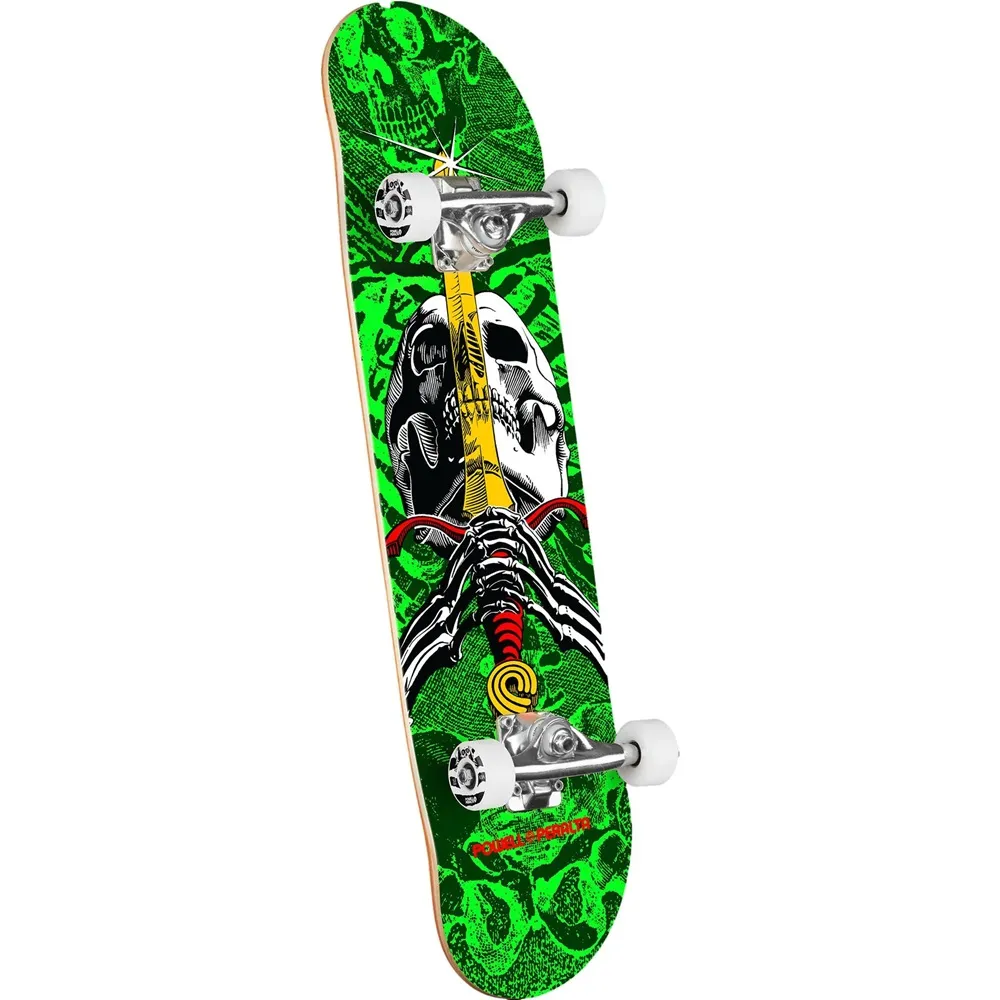 Powell Peralta Skull & Sword Green 8.0 Complete Skateboard