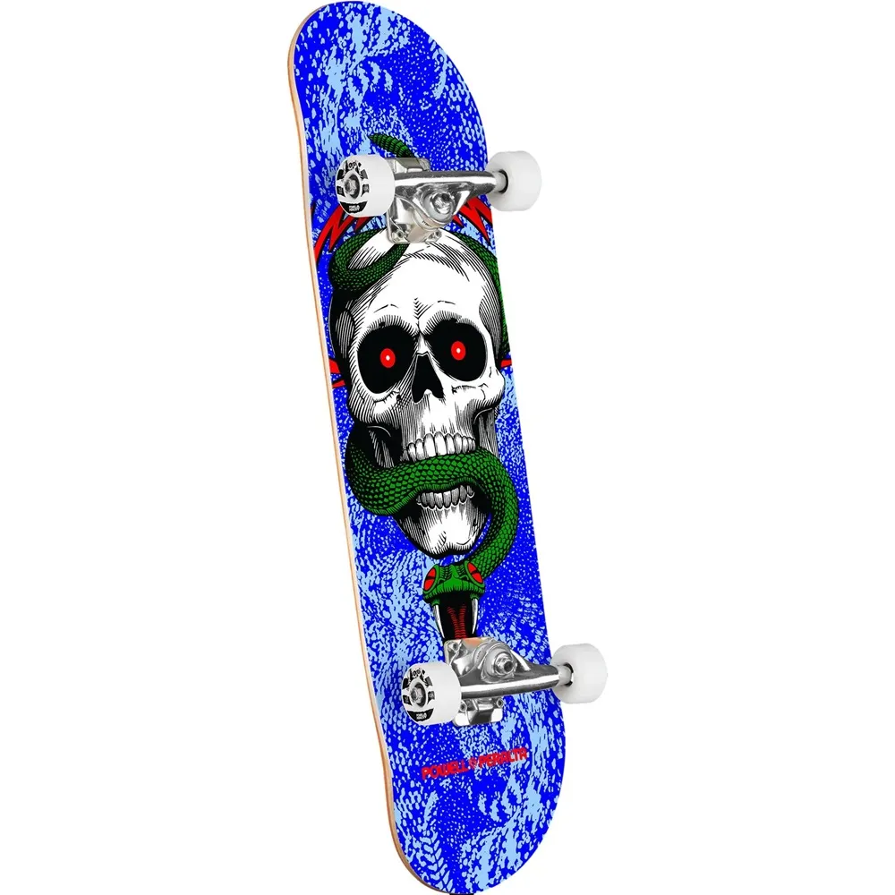 Powell Peralta Skull & Snake Blue 8.25 Complete Skateboard