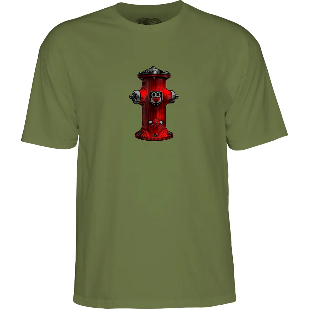 Powell Peralta Anderson Hydrant Military Green Youth T-Shirt [Size: Youth S]