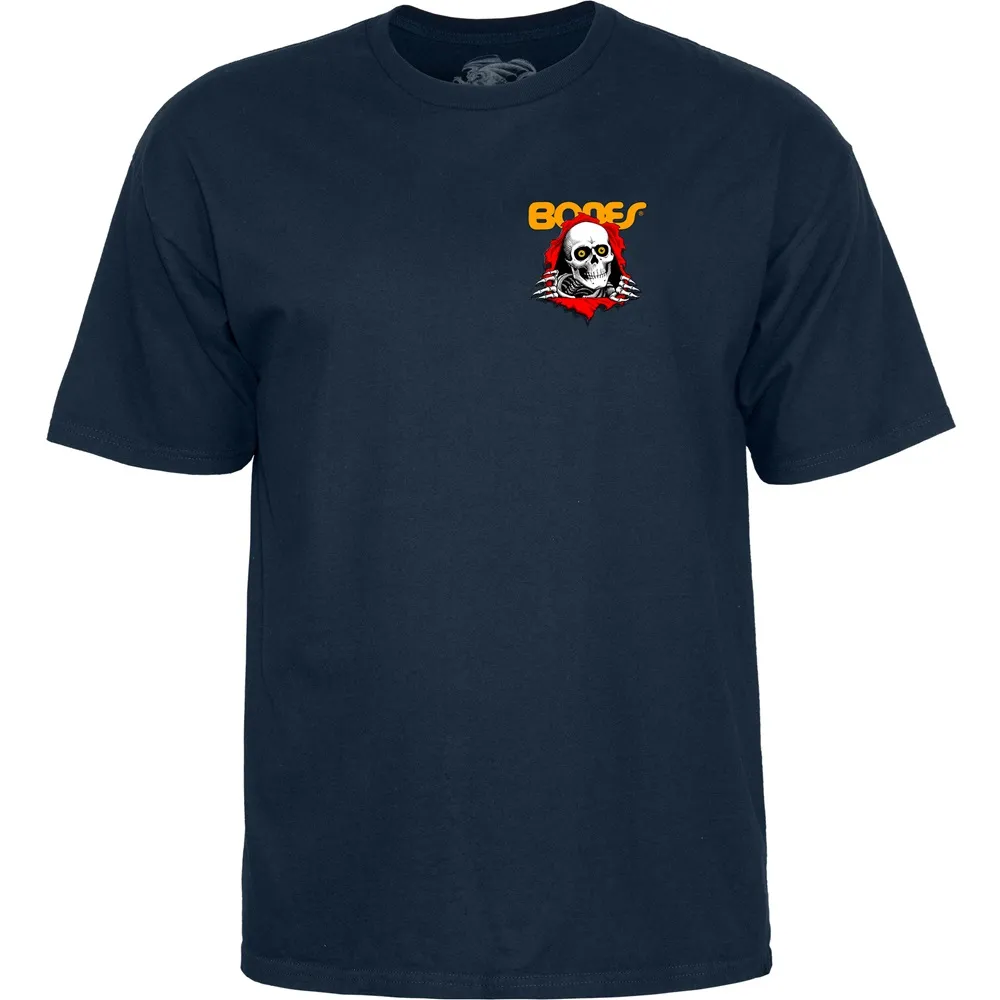 Powell Peralta Ripper Navy Youth T-Shirt [Size: Youth S]