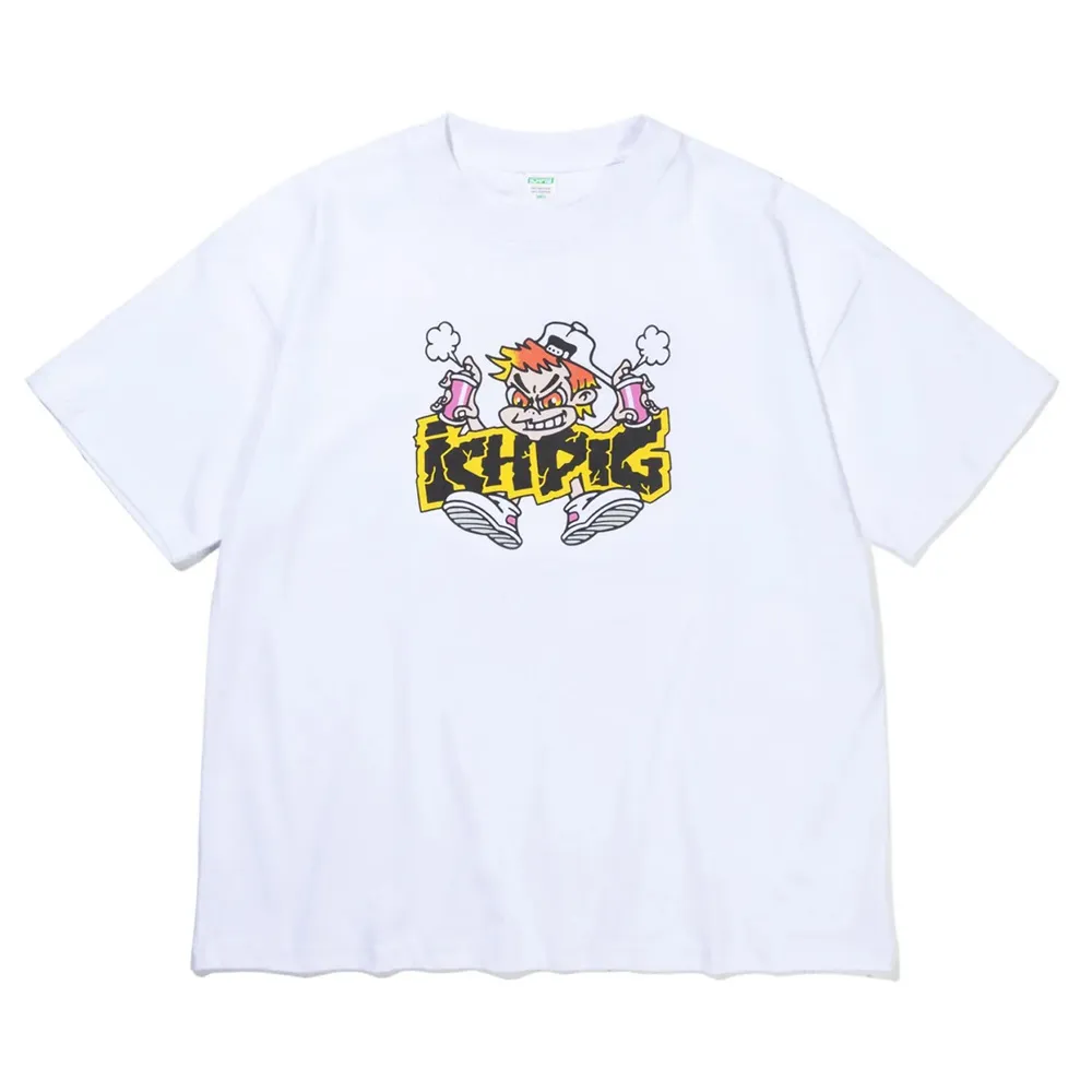 Ichpig Aeroboy White T-Shirt [Size: M]