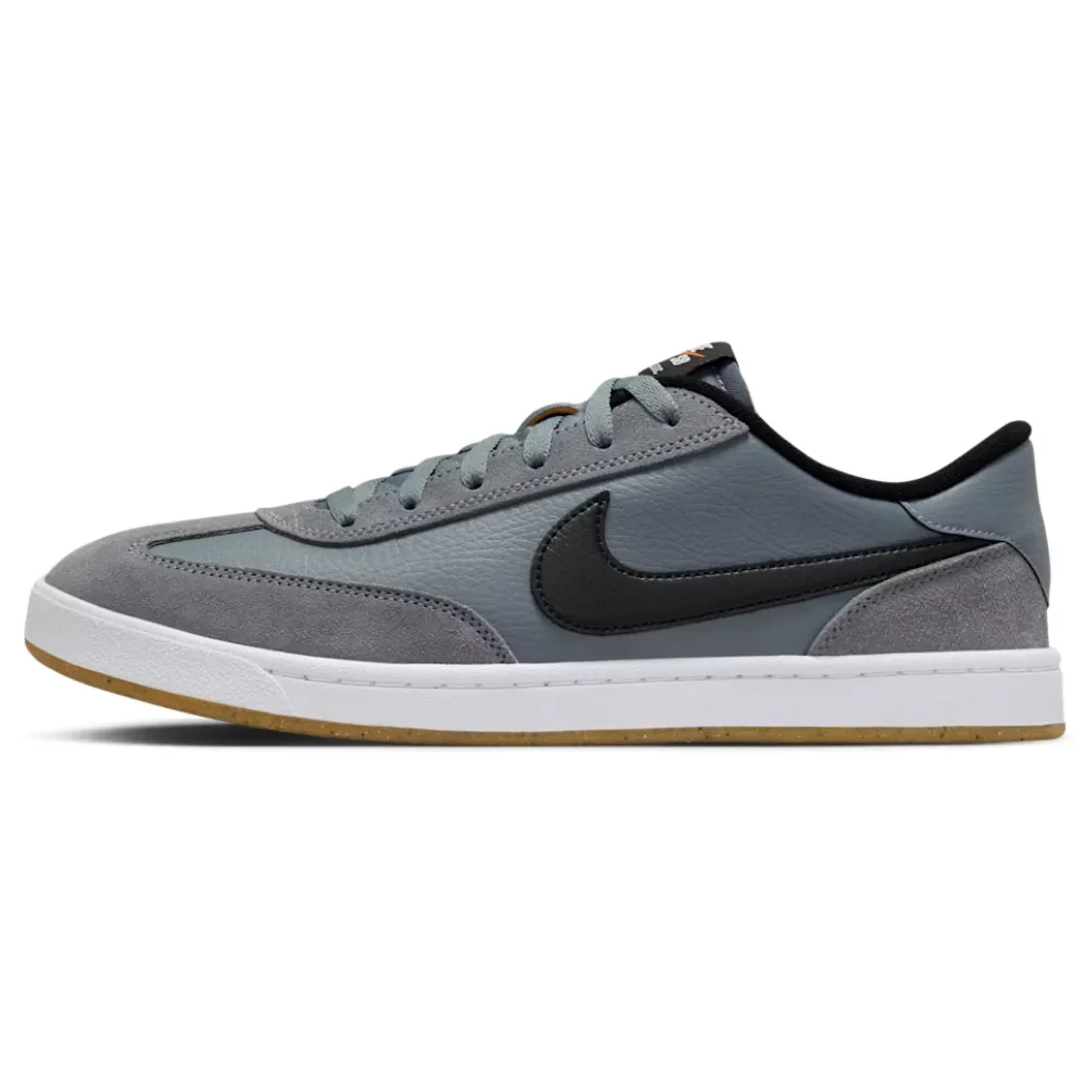 Nike SB FC Classic Cool Grey White Orange Black Mens Skate Shoes [Size: US 10]