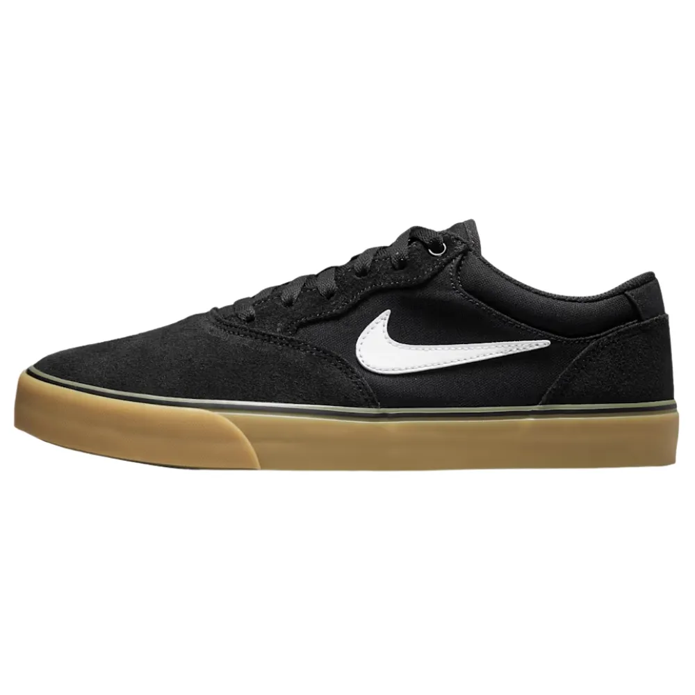 Nike SB Chron 2 Black Gum Light Brown White Mens Skate Shoes [Size: US 9]