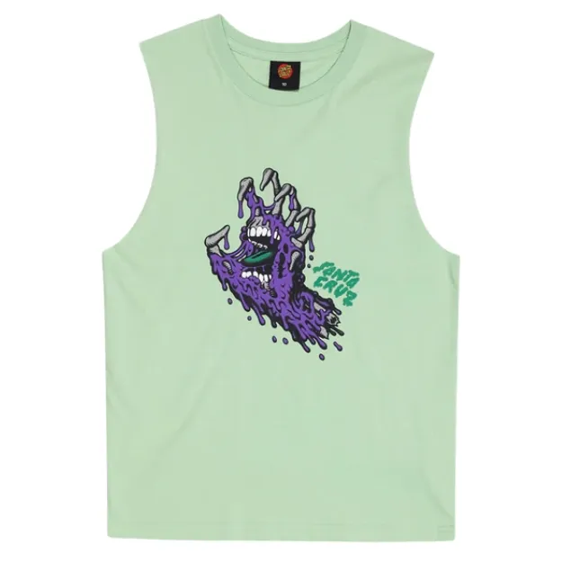 Santa Cruz Melting Hand Front Sage Youth Muscle Shirt [Size: 8]