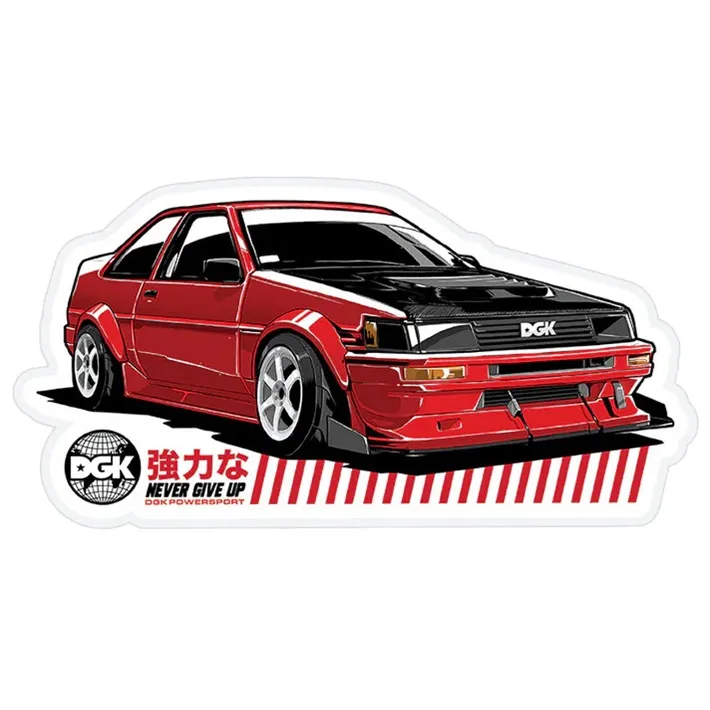 Dgk Twin Cam Skateboard Sticker