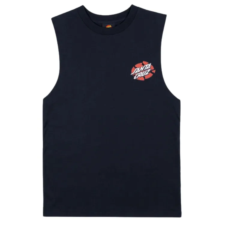 Santa Cruz SC Meek OG Slasher Black Youth Muscle Shirt [Size: 8]