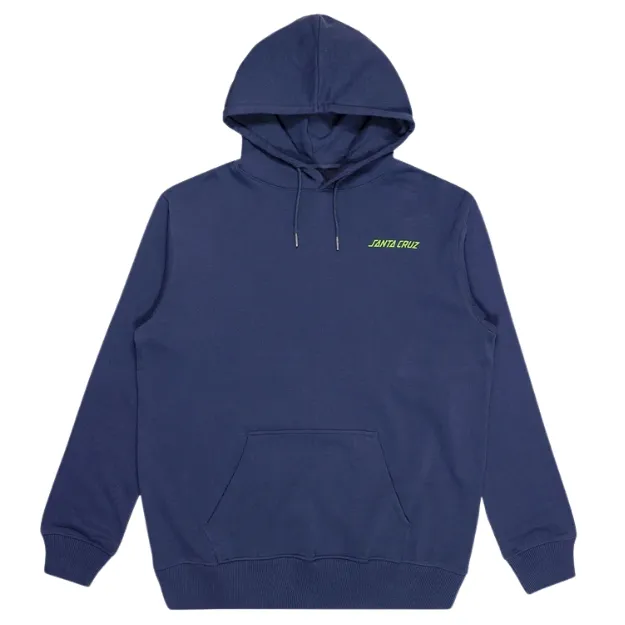 Santa Cruz Roskopp Rigid Face Strip Navy Hoodie [Size: M]