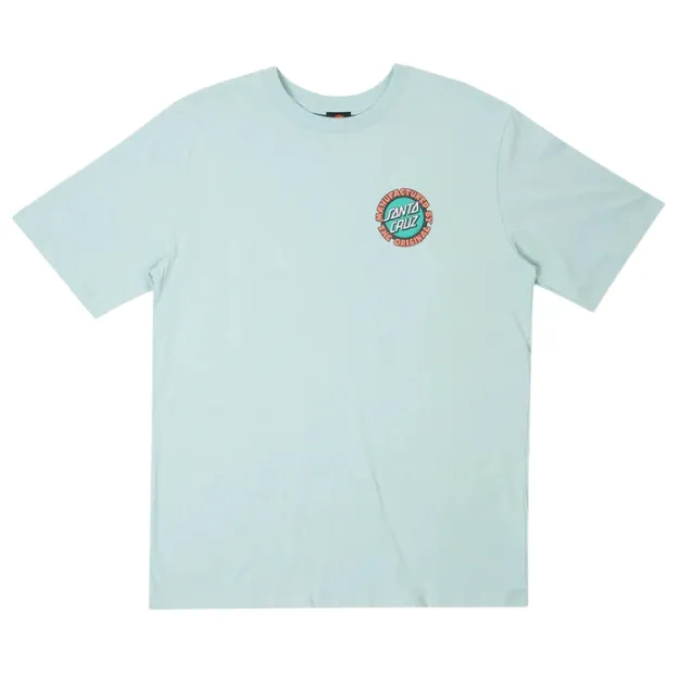 Santa Cruz Speed MFG Dot Puff Vintage Blue T-Shirt [Size: M]