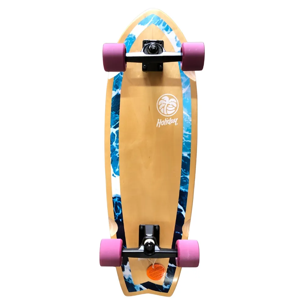 Holiday Blue Wash 31 Surfskate Skateboard