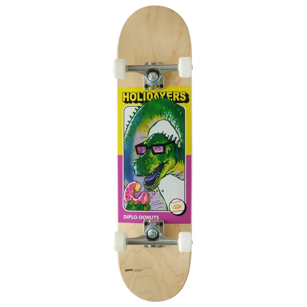 Holiday Dine O Saurs Diplo Donuts 8.0 Complete Skateboard