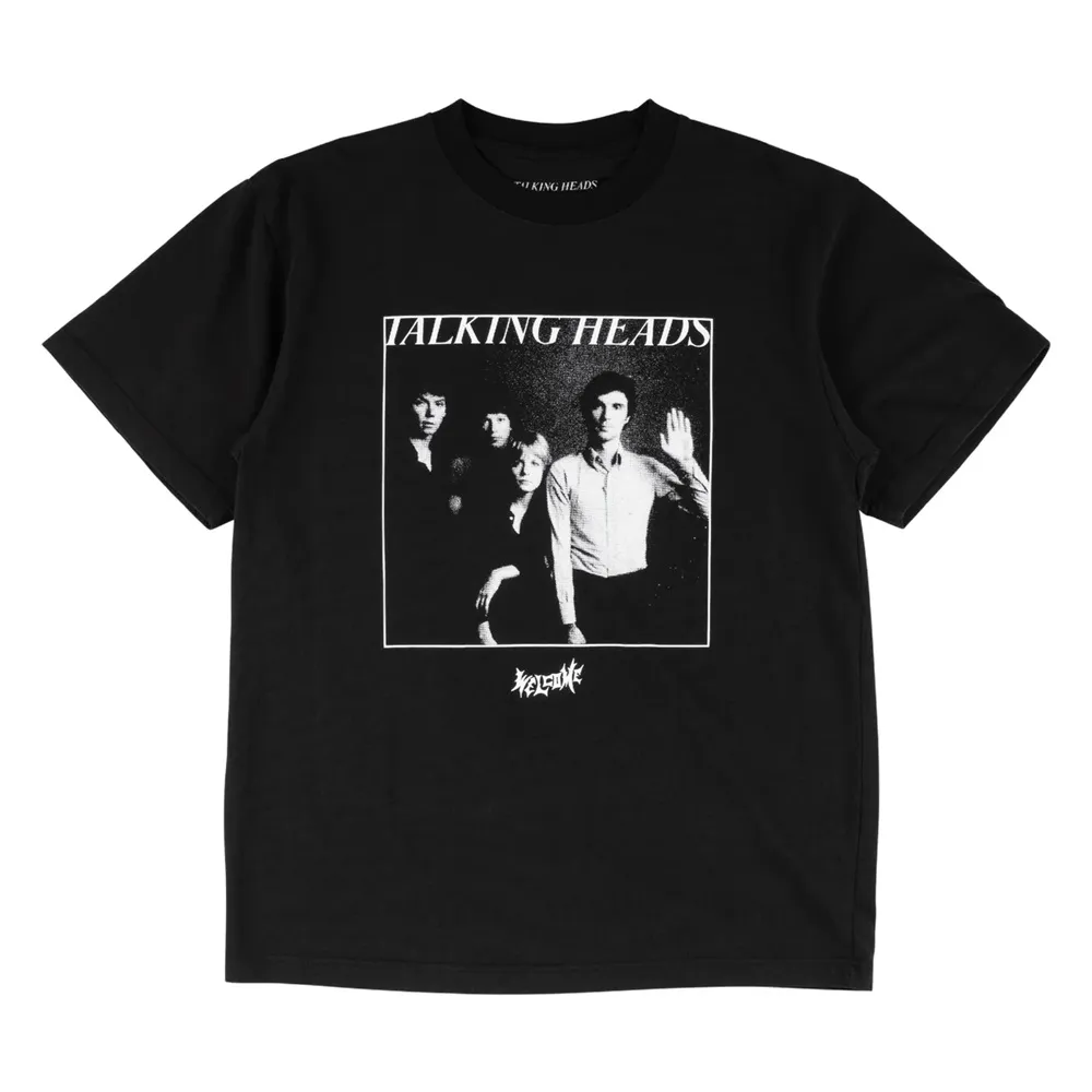 Welcome Skateboards X Talking Heads Quartet Black T-Shirt [Size: M]