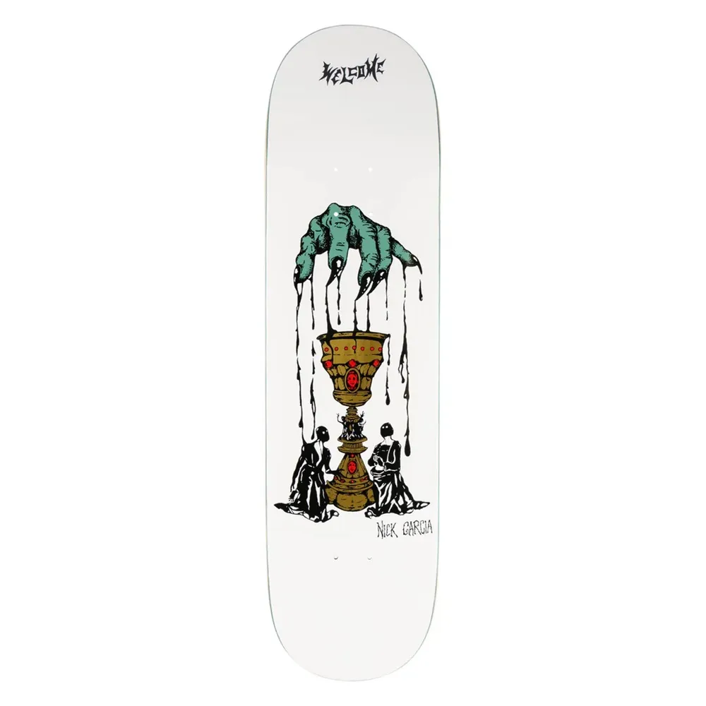 Welcome Chalice On Popsicle White 8.38 Skateboard Deck