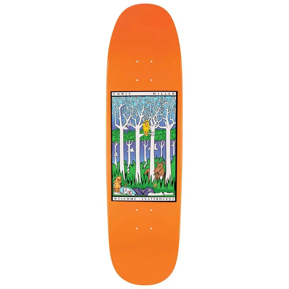Welcome Love Is Essential On Catblood Orange Dip 8.75 Skateboard Deck