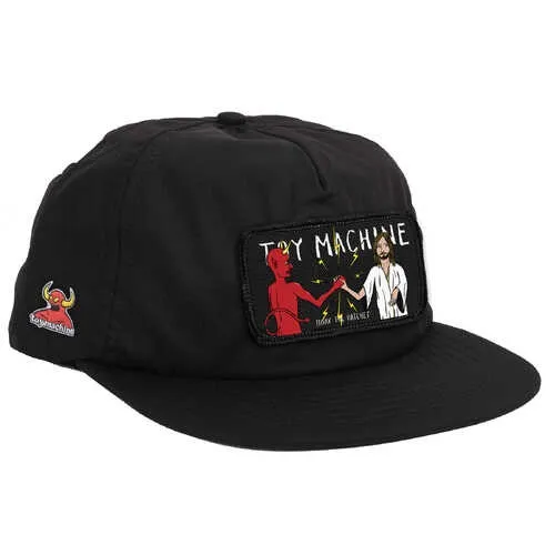 Toy Machine Bury The Hatchet Black Snapback Hat