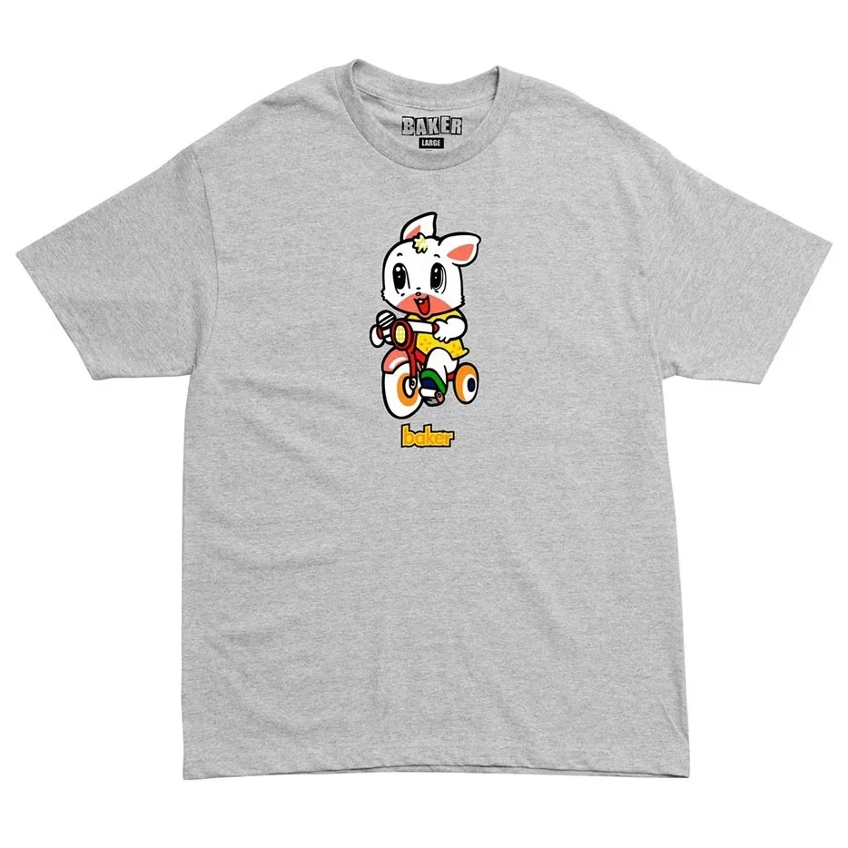 Baker Reynolds Bunny Heather Grey T-Shirt [Size: M]