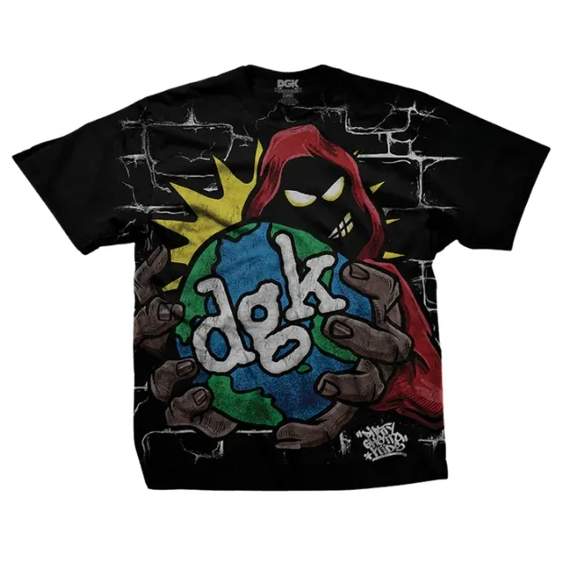 DGK Uprising Black Knit T-Shirt [Size: S]
