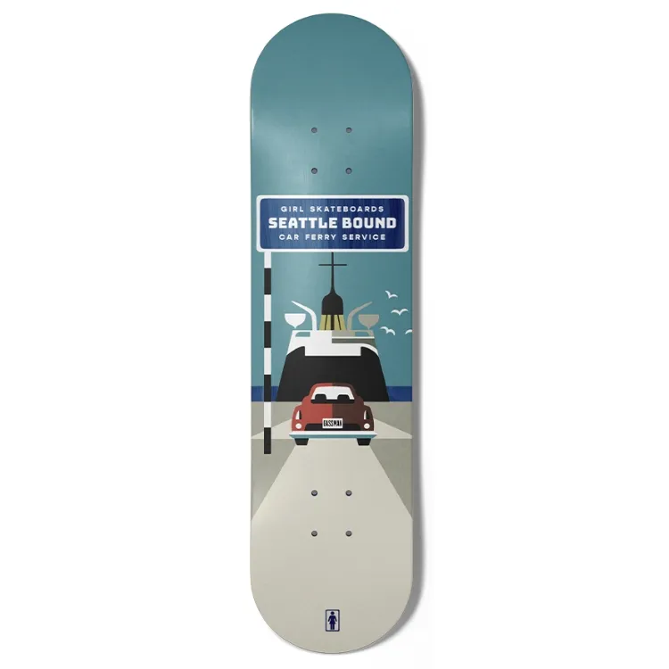 Girl Seattle Bound Griffin Gass 8.0 Skateboard Deck