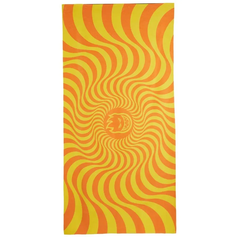 Spitfire Bighead Swirl Orange Yellow Towel