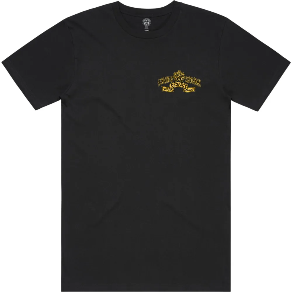 Dogtown Respect Black T-Shirt [Size: M]