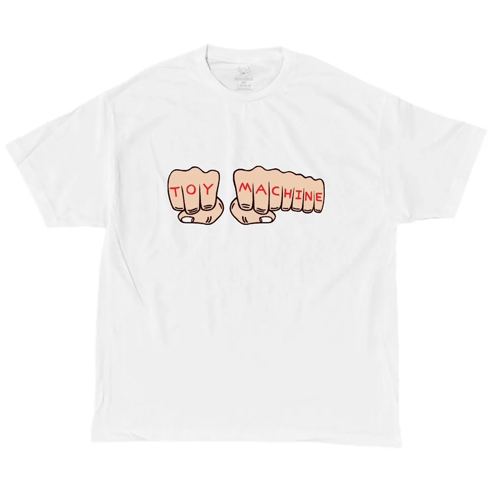Toy Machine Fists White T-Shirt [Size: XL]