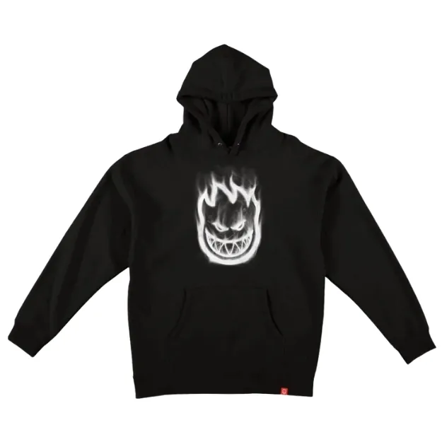 Spitfire Bighead Smoke Black White Hoodie [Size: M]