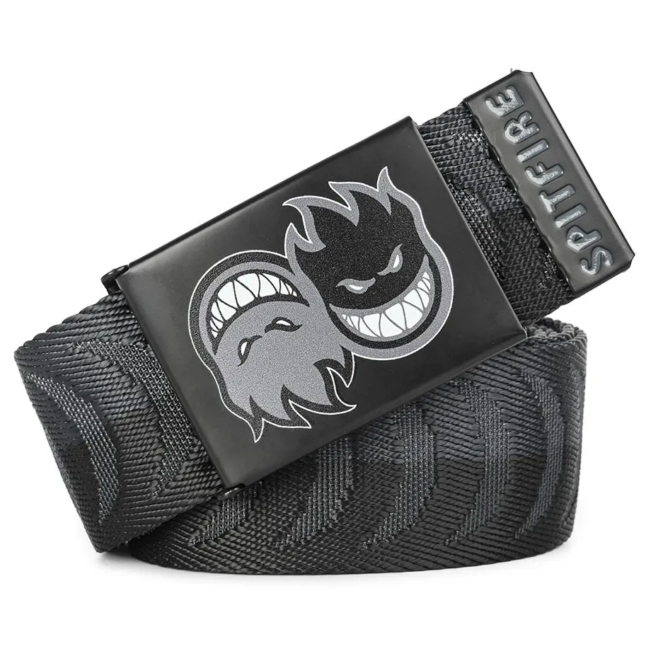 Spitfire Eternal Crescent Jacquard Charcoal Black Belt
