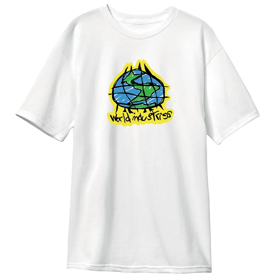 World Industries Scribble White T-Shirt [Size: M]