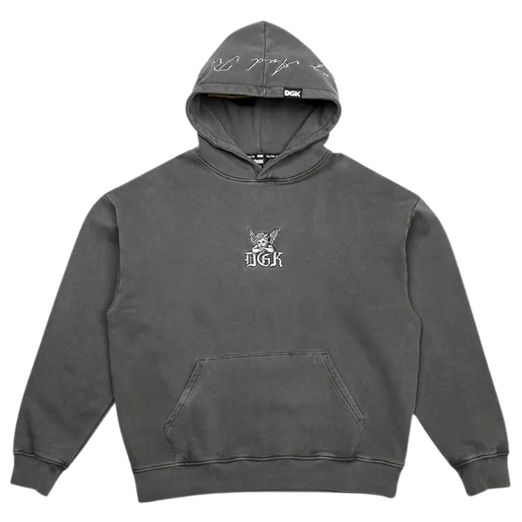 DGK Restless Washed Black Hoodie [Size: L]