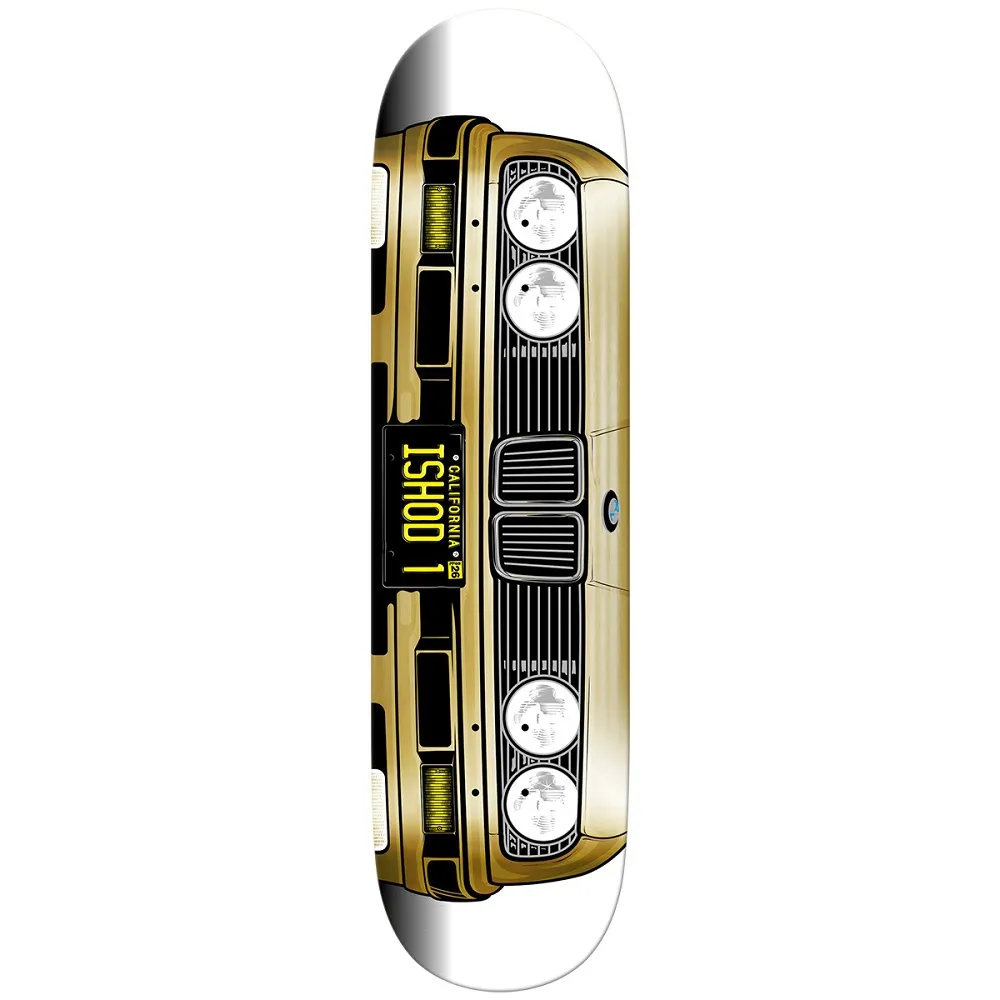 Real Ishod Grille LTD Gold Foil True Fit 8.25 Skateboard Deck