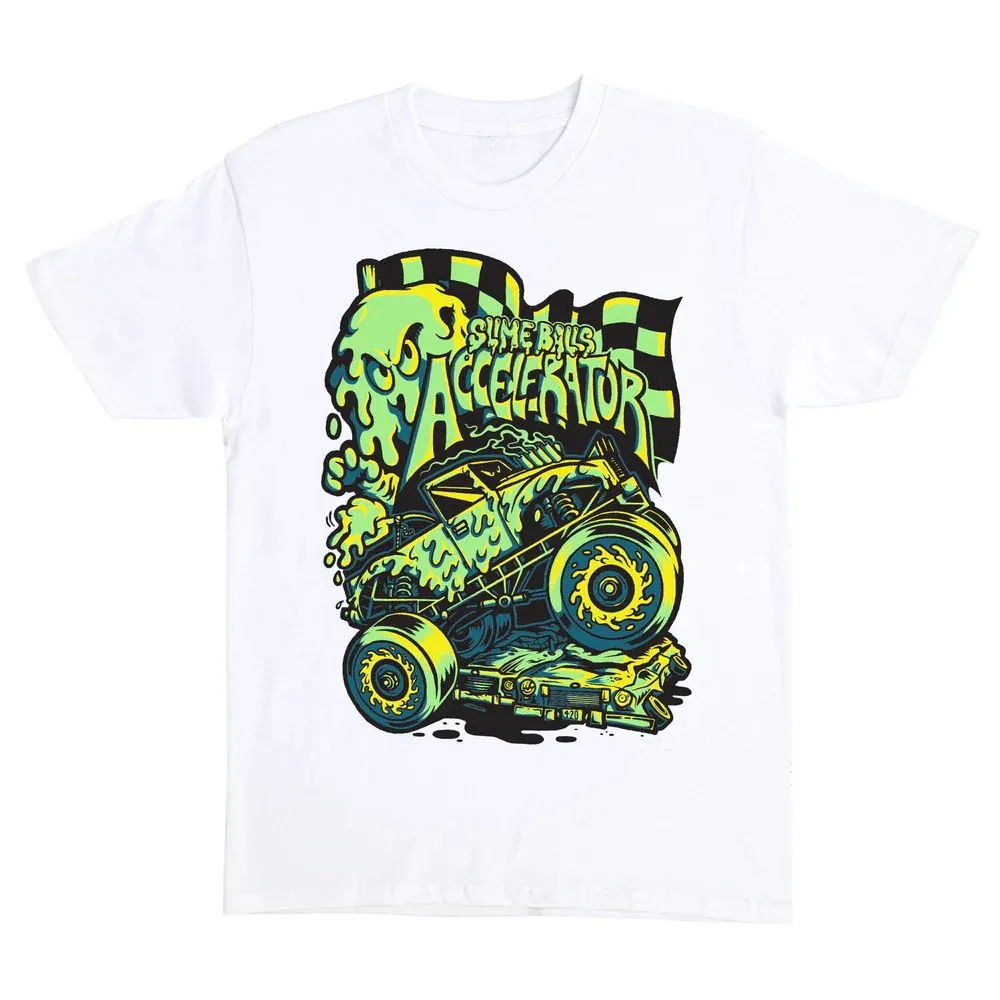 Slime Balls Accelerator White T-Shirt [Size: L]