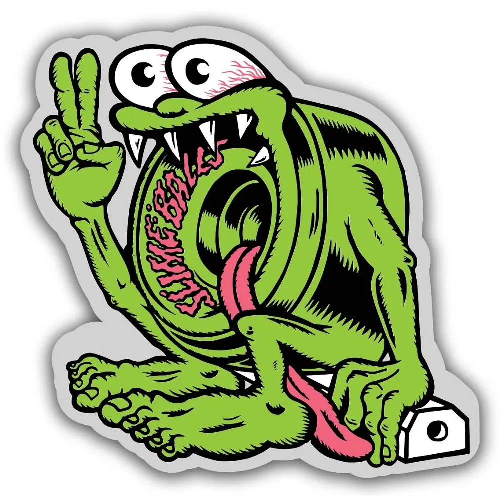 Slime Balls Curb Creature Sticker