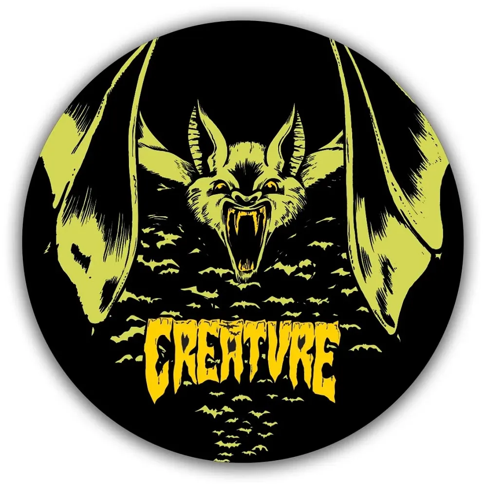 Creature Bat Relic Black Sticker