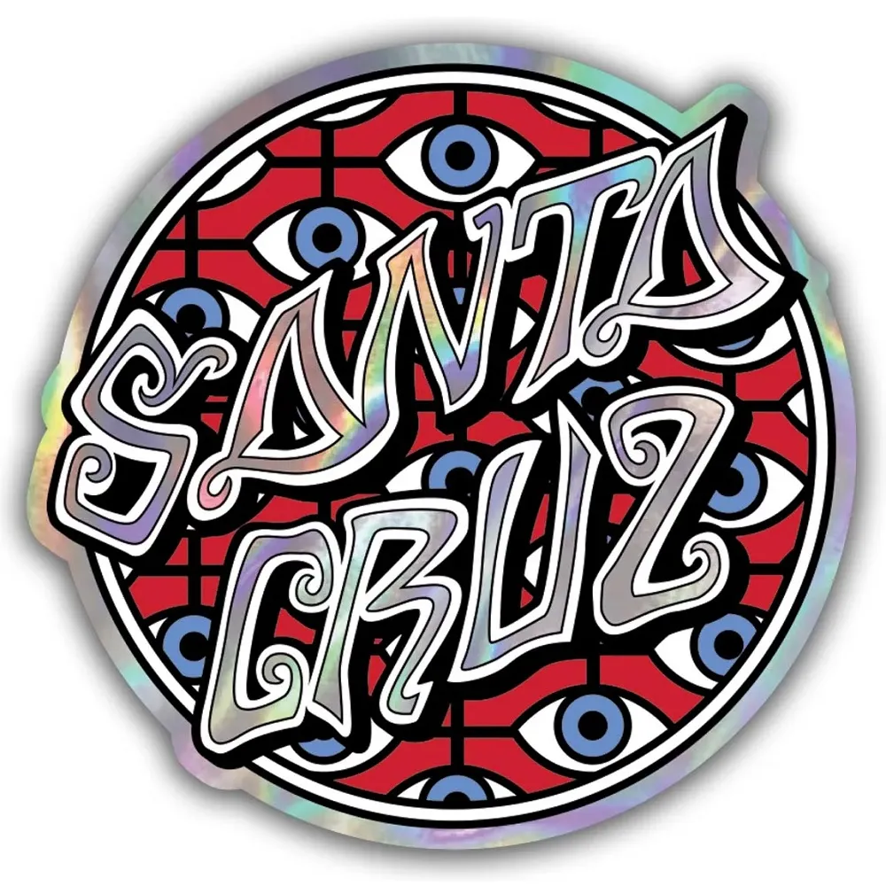 Santa Cruz Eyes Dot Salba Sticker