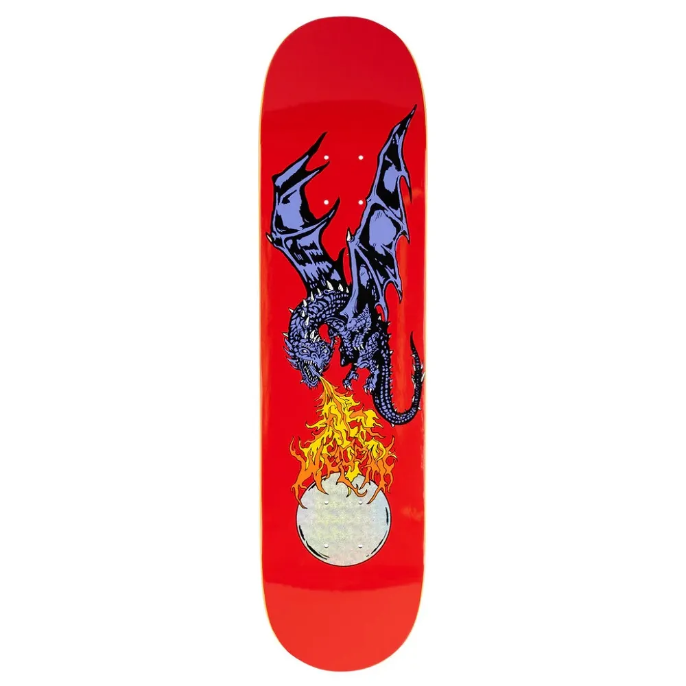 Welcome Firebreather On Popsicle Red Prism Foil 8.0 Skateboard Deck