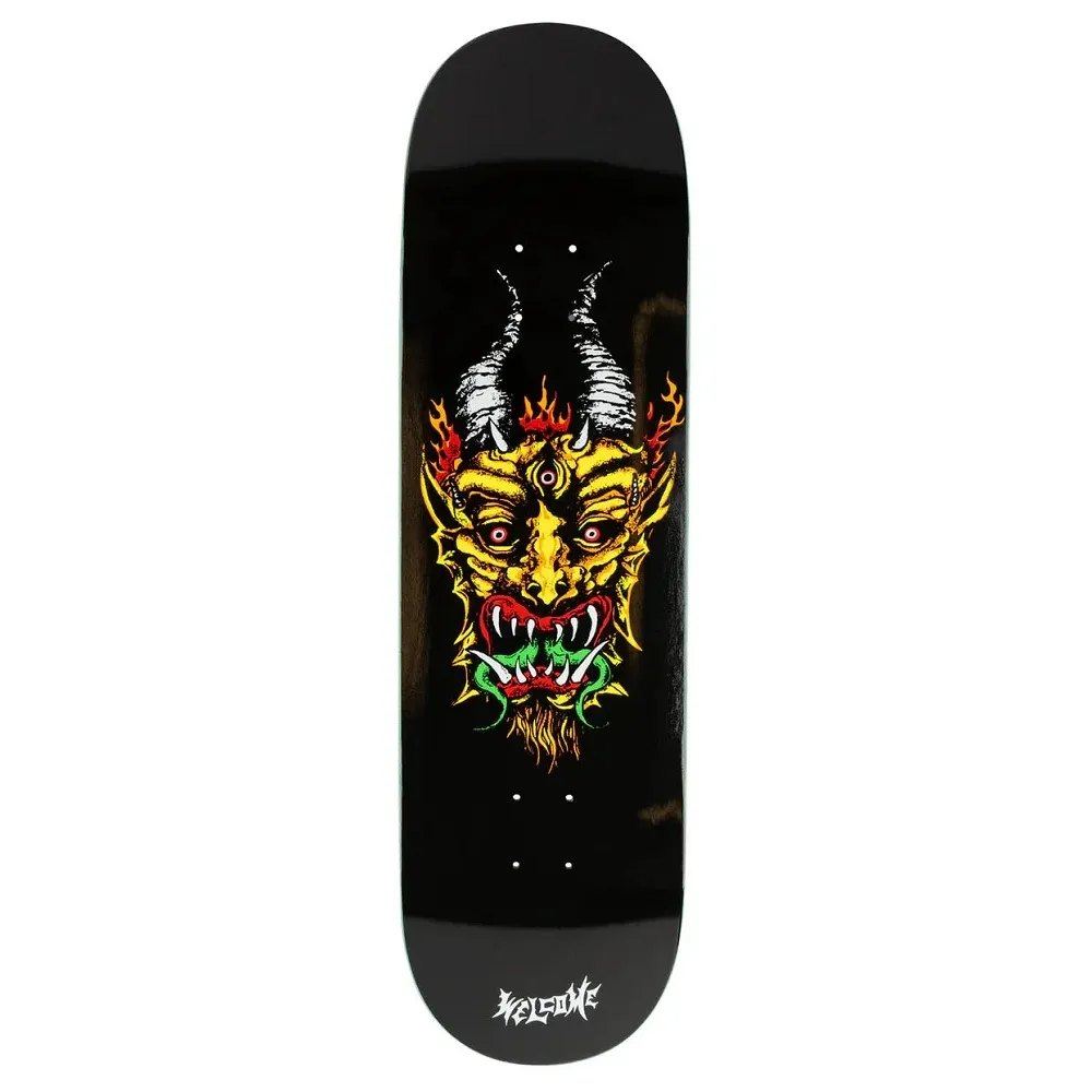 Welcome Light And Easy On Popsicle Black 9.0 Skateboard Deck