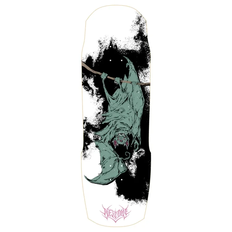 Welcome Infinitely Batty On Totem 2 White Black 9.75 Skateboard Deck