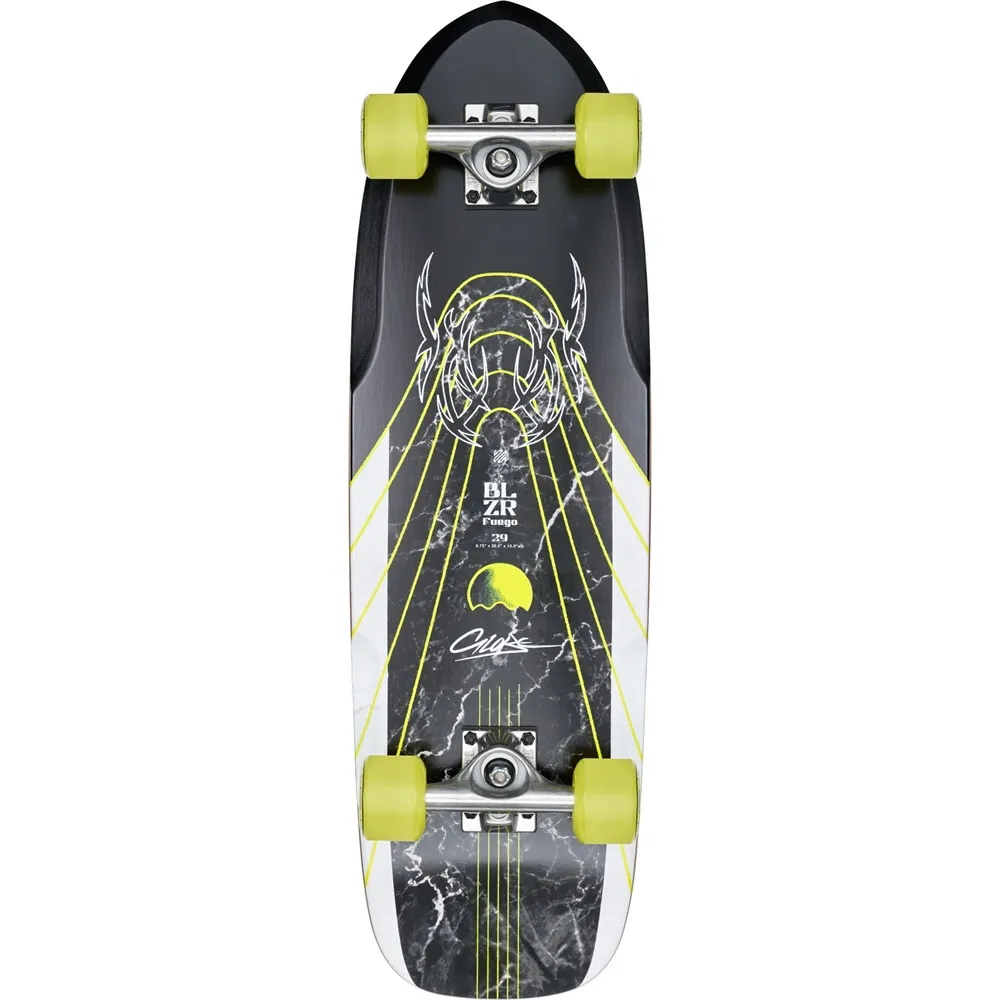 Globe Blazer Fuego Bamboo Green 29 Cruiser Skateboard