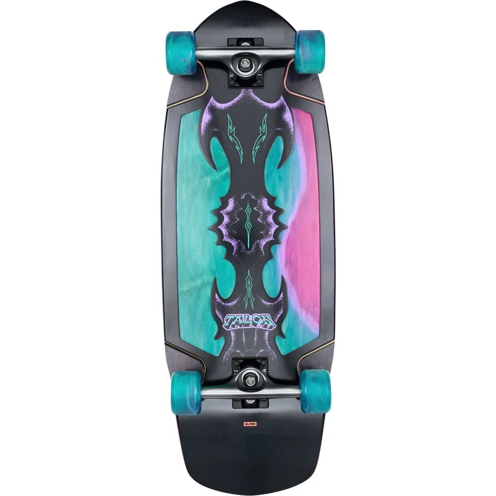 Globe Talon Black Blue Green 30 Cruiser Skateboard