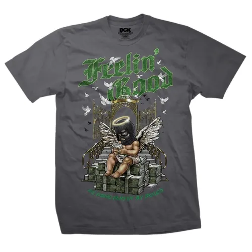 DGK The Gate Charcoal T-Shirt [Size: L]