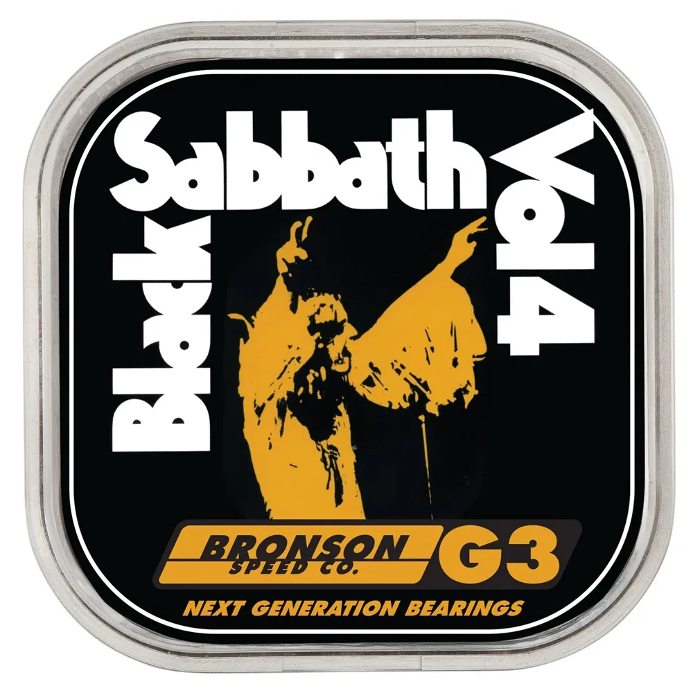 Bronson G3 Black Sabbath 8Pk Skateboard Bearings