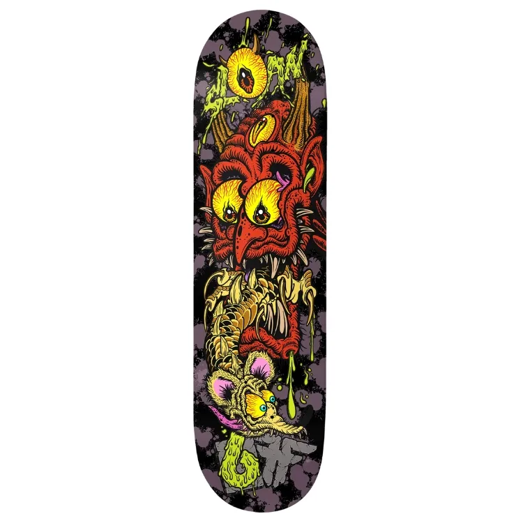 Birdhouse X Fallen Fiend II Sloan 8.5 Skateboard Deck Slightly Scuffed