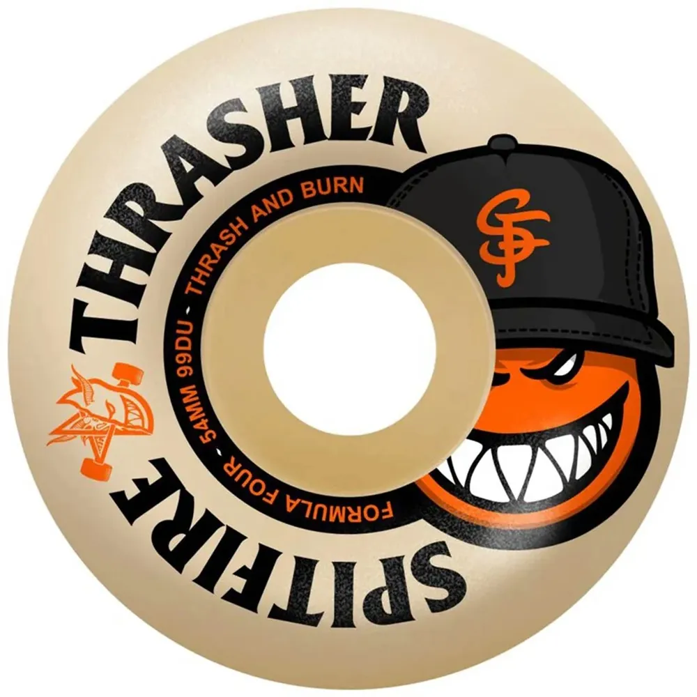 Spitfire X Thrasher City Radial Full F4 99D 54mm Skateboard Wheels