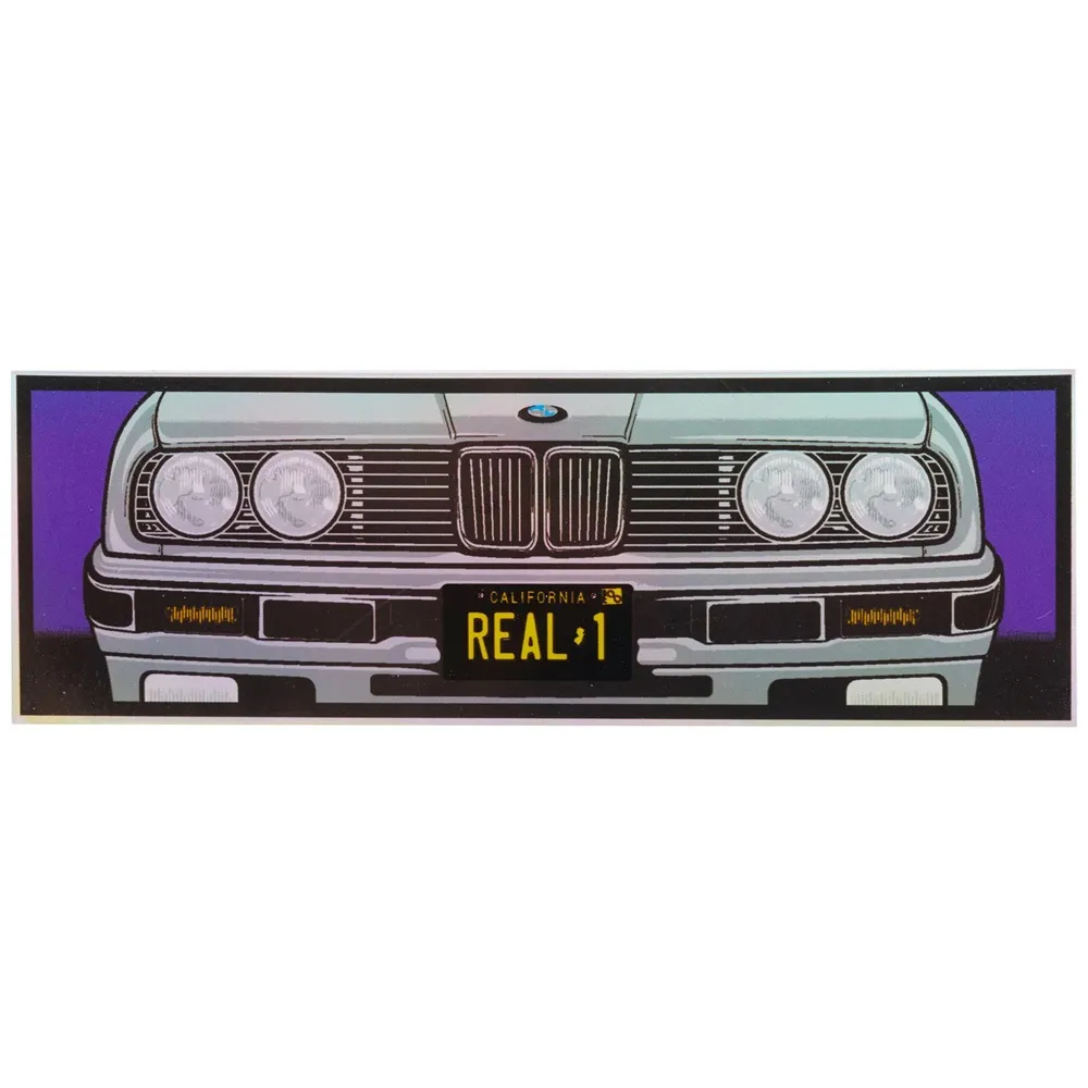 Real Grille Medium Skateboard Sticker