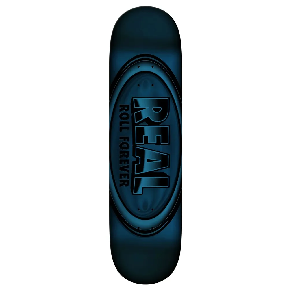 Real DBX Oval Blue Foil 8.5 Skateboard Deck