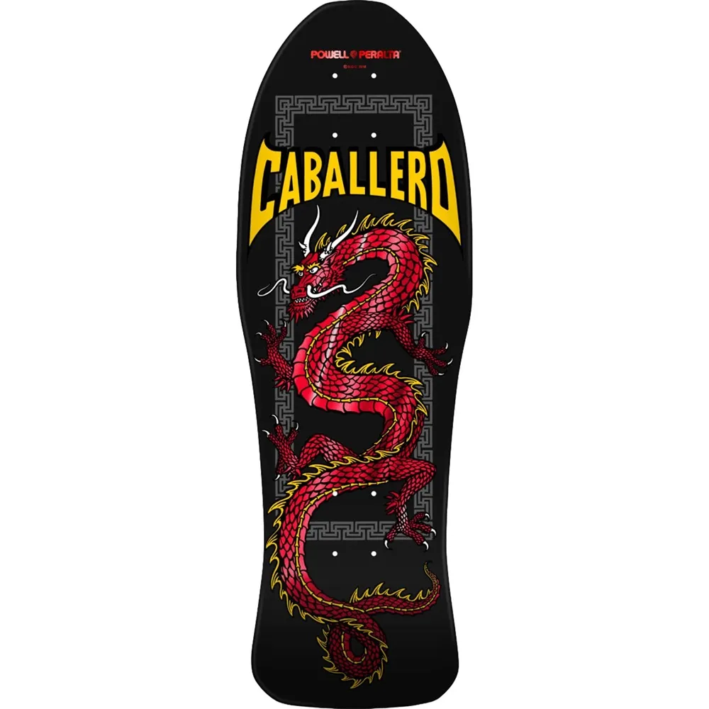 Powell Peralta Caballero Chinese Dragon Red Foil 10 Skateboard Deck