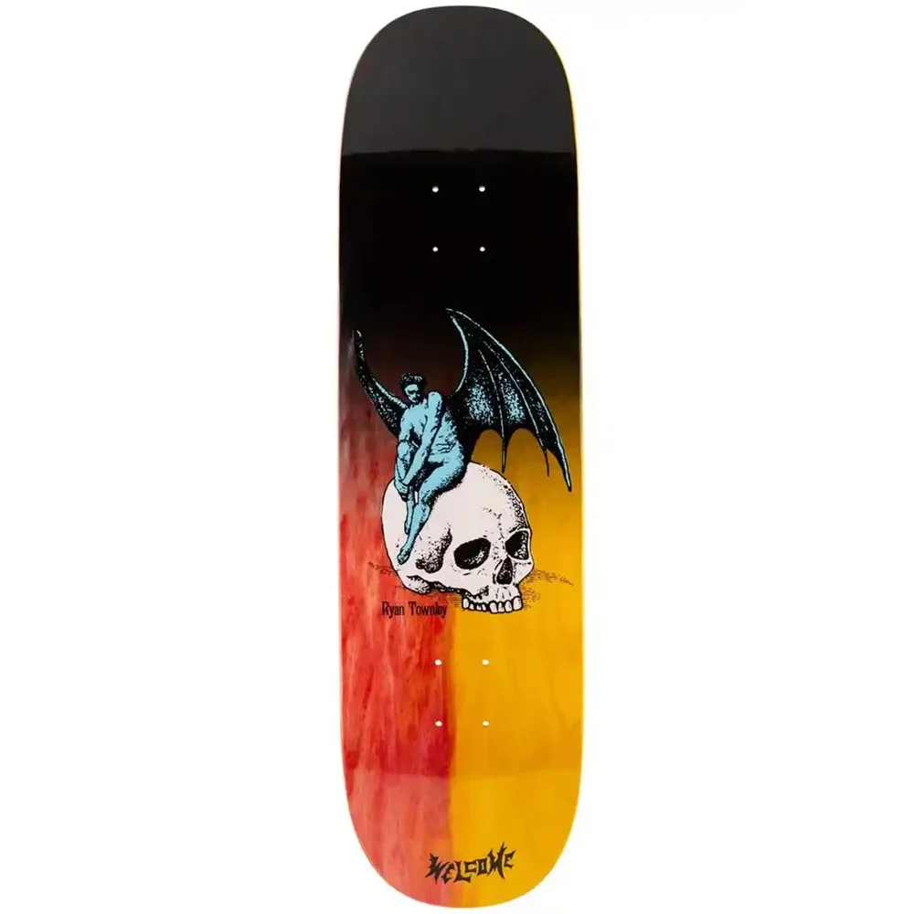 Welcome Nephilim On Enenra Black Fire Stain 8.25 Skateboard Deck