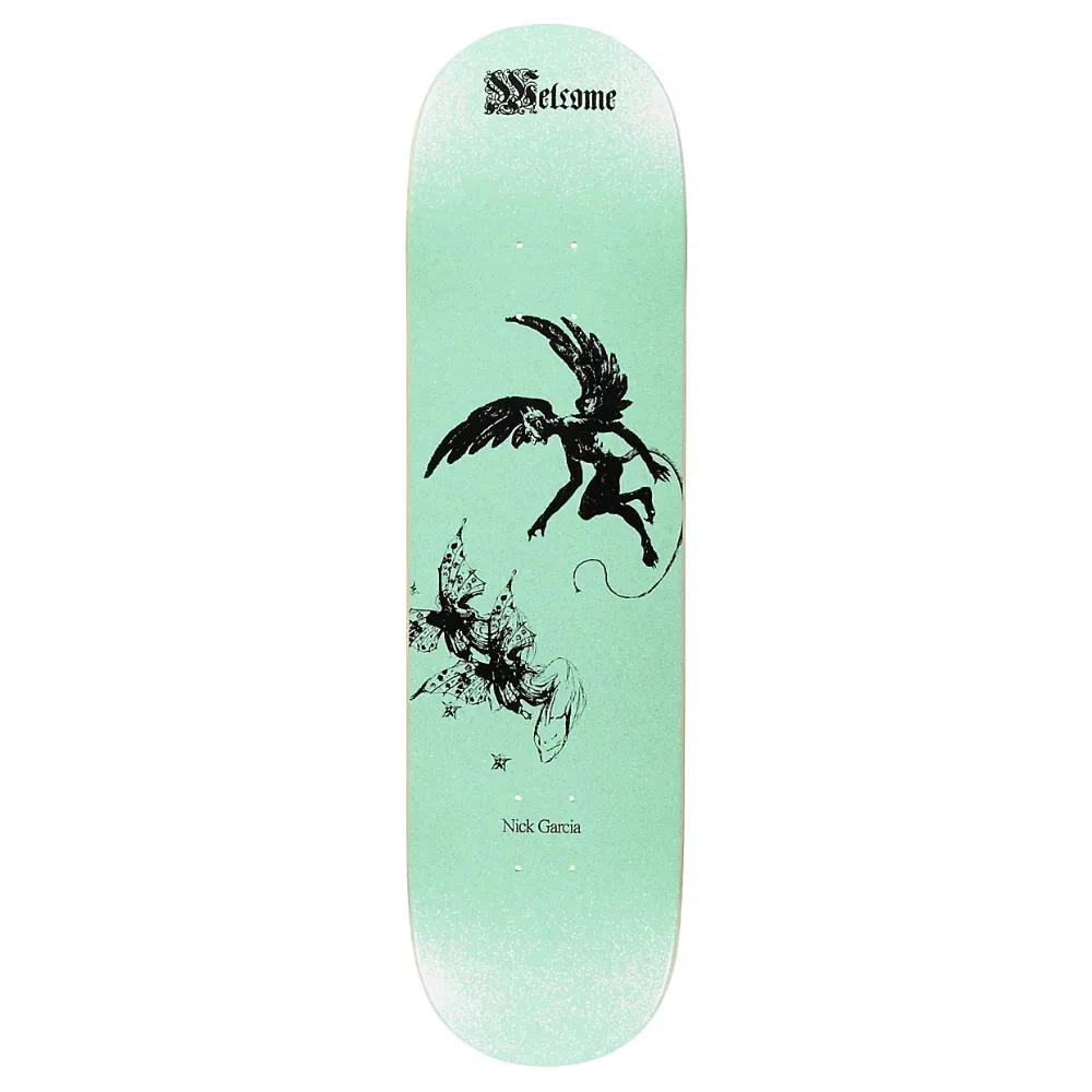 Welcome Paradox On Island Mint Glitter 8.38 Skateboard Deck
