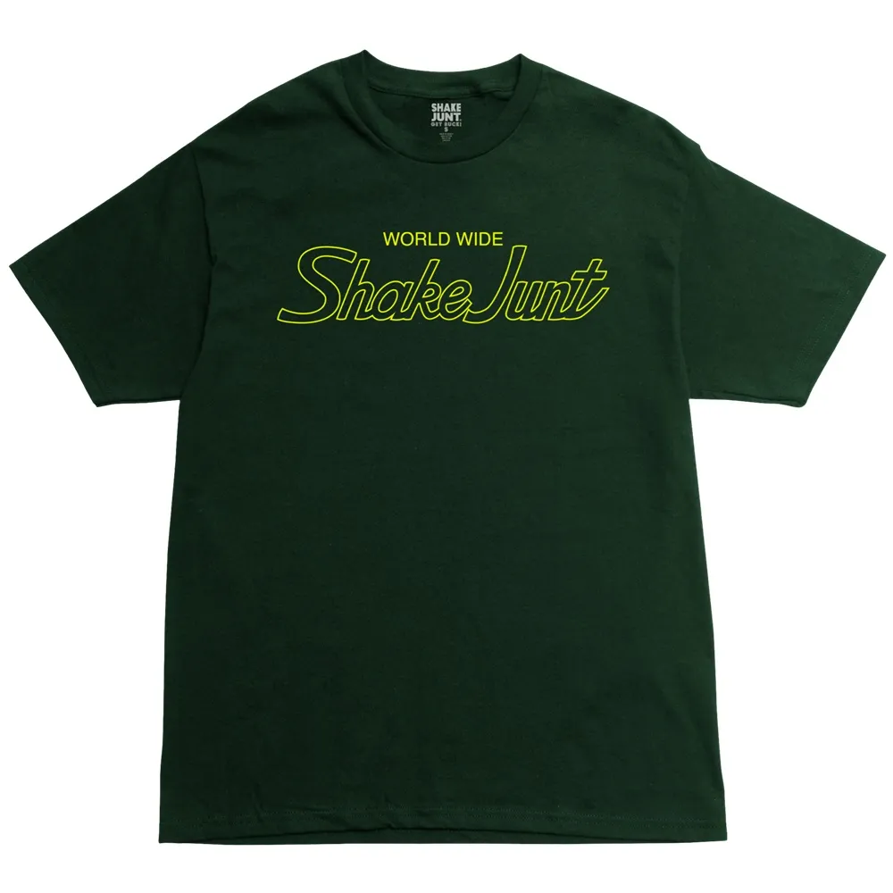 Shake Junt SJ Worldwide Forest Green T-Shirt [Size: L]